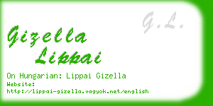 gizella lippai business card